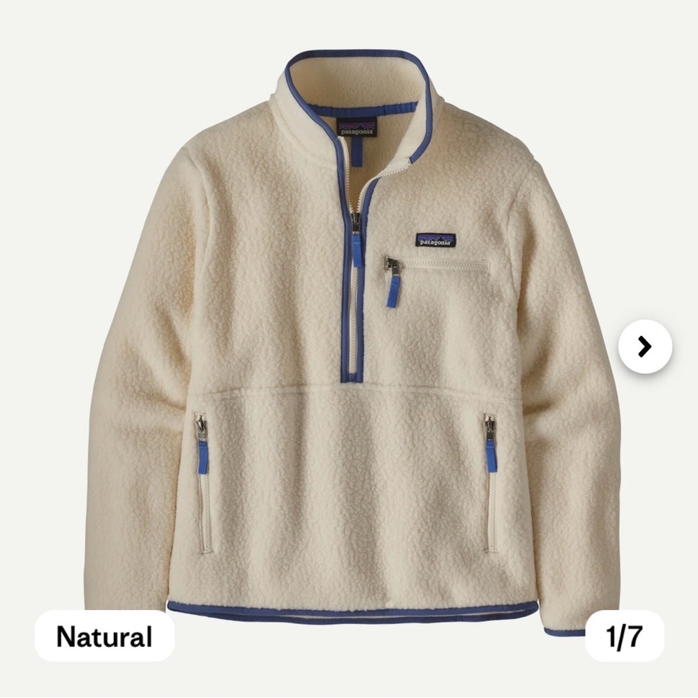 Patagonia Retro Pile Fleece Marsupial Pullover- Size xxl - Picture 2 of 5